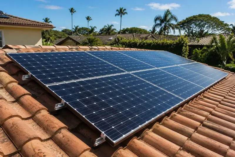 Installation de panneaux solaires à la Chapelle-Bouëxic